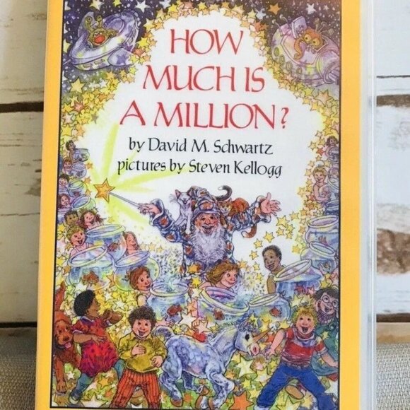 HOW MUCH IS A MILLION? VHS Home Video Tape By David M. Schwartz Hard Case Used - Picture 1 of 1